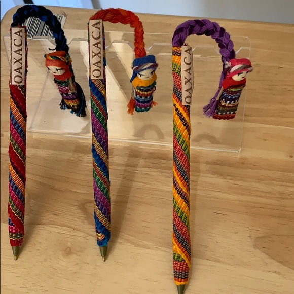 Oaxaca Hand Decorated Pens - Picture 1 of 7